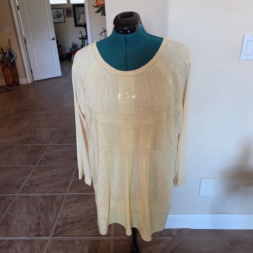 Elegant Cream Blouse